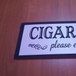 Szyld / dekoracja Cigar Bar 